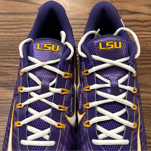 Size 11 Nike Vapor Edge 360 VC Carbon LSU Tigers PE Football Cleats - SAMPLE main image 14